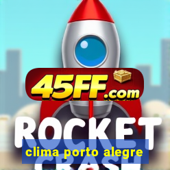 clima porto alegre
